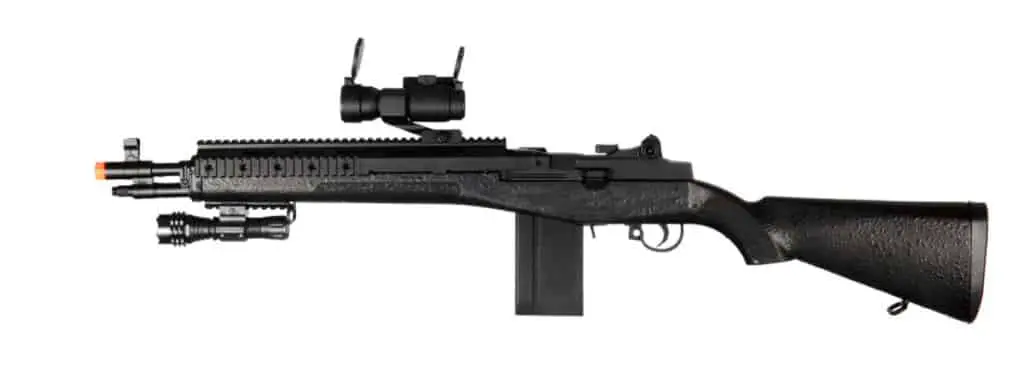 AGM M14 SOCOM Rifle w/ RIS, Flashlight, and Red Dot Sight
